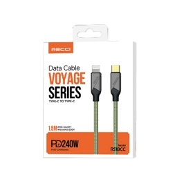 Cable de Datos RECCI Voyage RS18CL TipoC-Ligthning 30W Negro