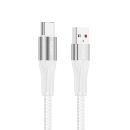 Cable de Datos VIDVIE CB4038 USB - TipoC 3A Blanco