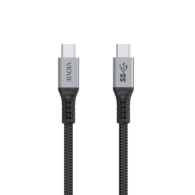 Cable de Datos VIDVIE HD09 Tipo C-Tipo C 27W Negro